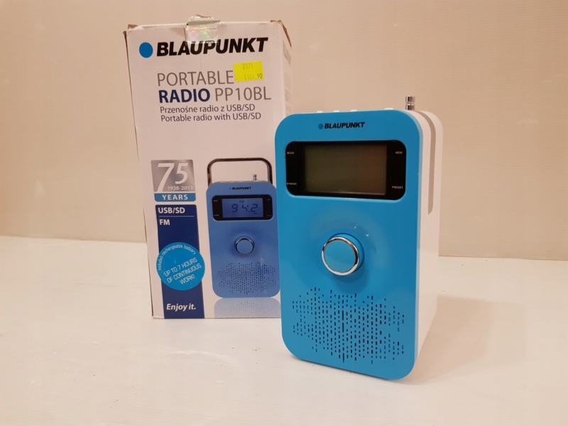 RADIO BLAUPUNKT PP10BL ZESTAW POLECAM!