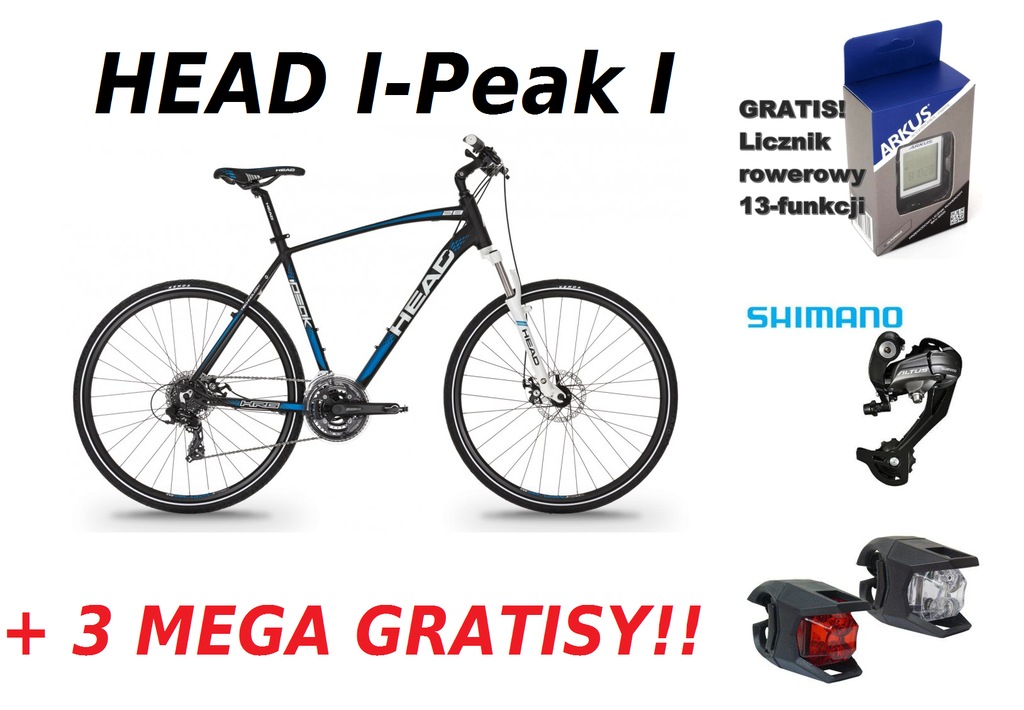 MEGA MOCNY HEAD I-Peak Shimano + 2xTarcza GRATISY!