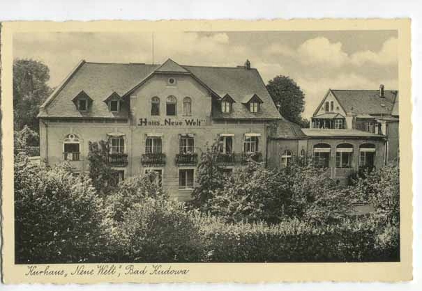 KUDOWA ZDRÓJ .. BAD KUDOWA Kurhaus Neue Welt