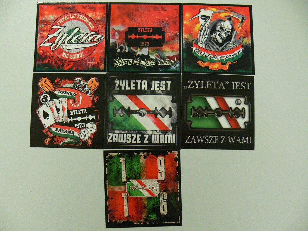 Vlepki Legia Warszawa #17 Żyleta