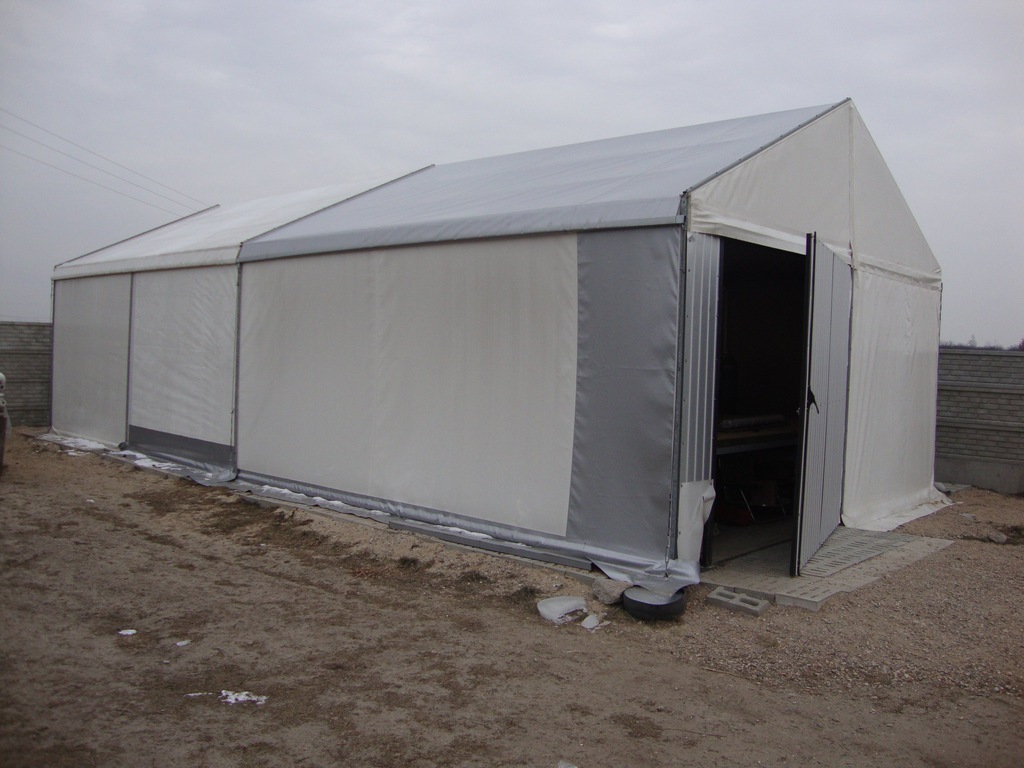 Hala namiotowa 6x12 Wytrzymałość sniegowa Łódź