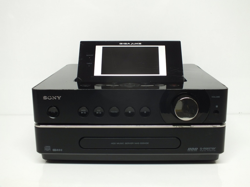 Miniwieża Sony NAS-S55HDE Giga Juke serwer muzyki
