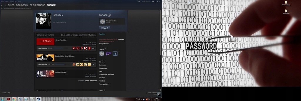 Hitman Absolution- konto steam. + CS:GO z Vaciem.