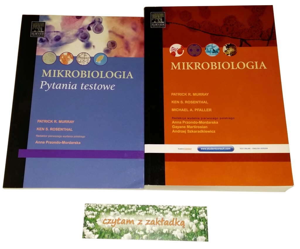 MIKROBIOLOGIA MURRAY pytania testowe, podręcznik