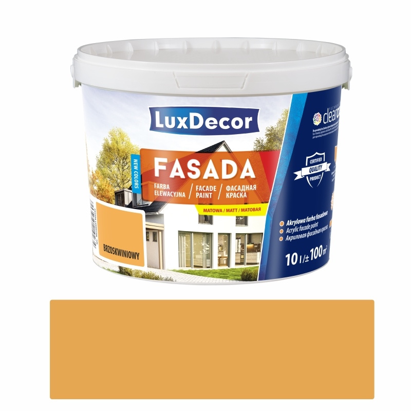 FARBA FASADOWA DO ELEWACJI 10L BRZOSKWINIOWY