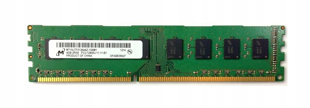 4GB DDR3 MICRON PC3-12800 MT16JTF51264AZ-1G6M1 NOW
