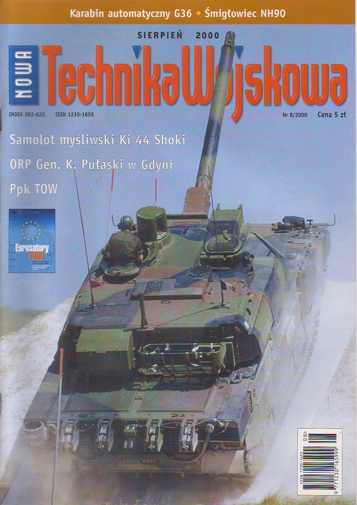 Nowa TECHNIKA WOJSKOWA nr 8/2000 sierpień 2000