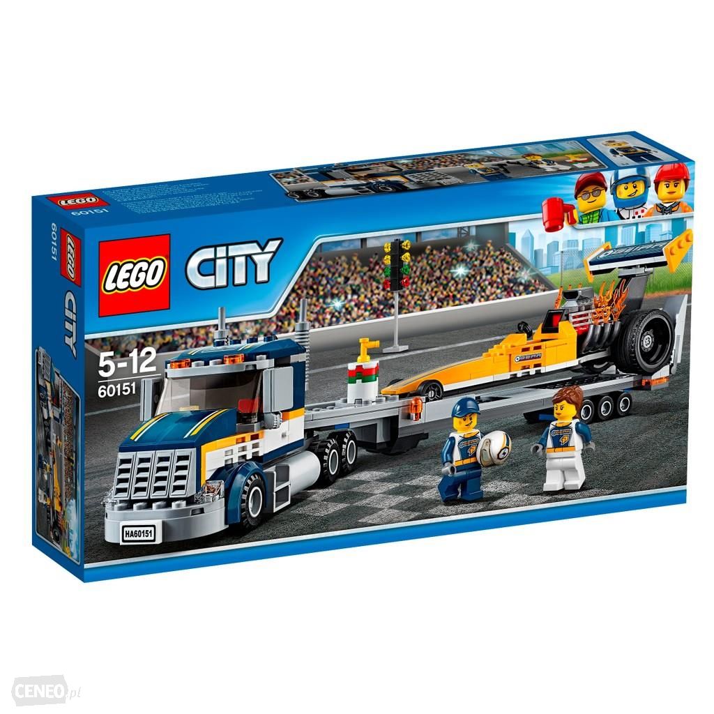 ALE LEGO CITY 60151 TRANSPORTER DRAGSTERÓW 24HŁÓDŹ