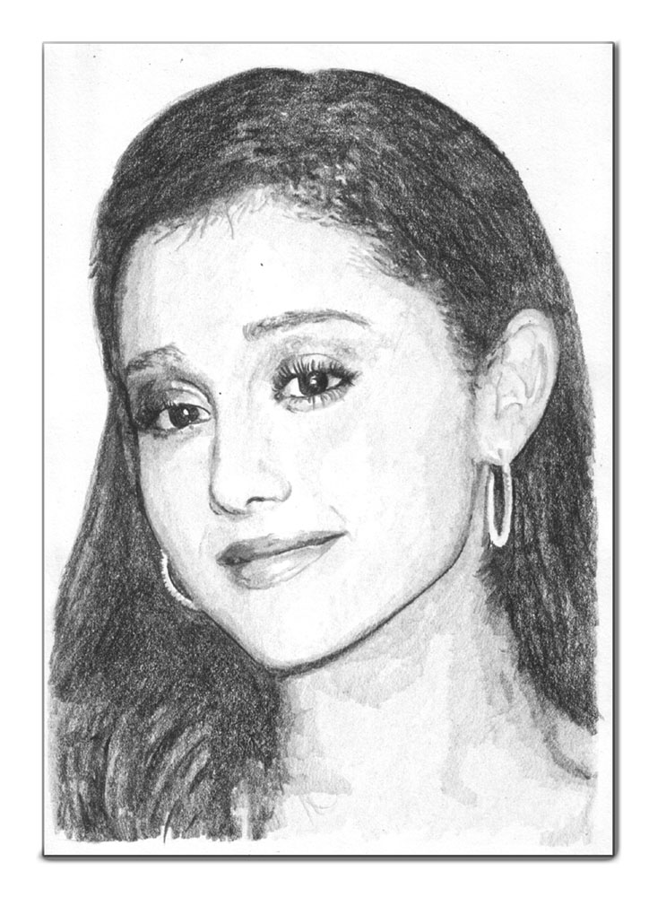 ARIANA GRANDE  portret ołówkiem