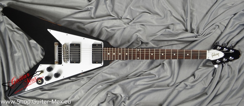 Gibson KIRK HAMMETT Flying V Aged Gitara CUSTOM
