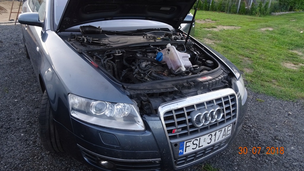 Audi A6 C6 uszkodzony silnik