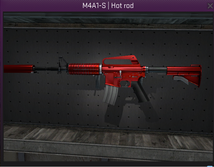 Skiny CS:GO ( M4A1-S HOT ROD MW )