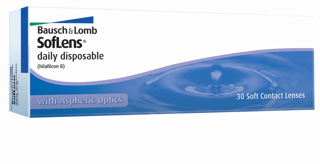BAUSCH&LOMB SOFLENS ASPHERIC OPTICS +6.25 28SZ
