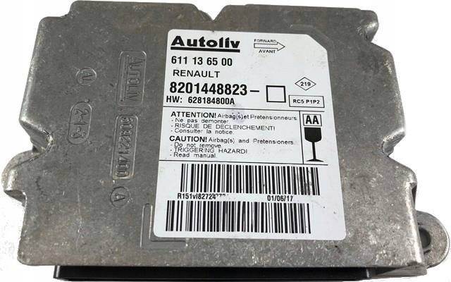 SENSOR AIRBAG RENAULT MASTER 611136500 8201448823