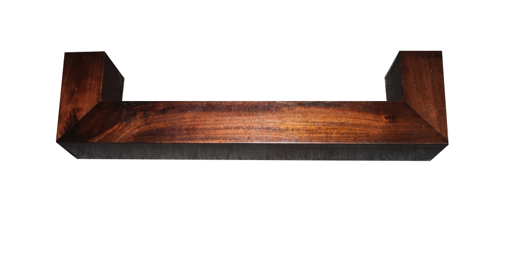 Półka z drewna palisandru 100 cm, półka na książki