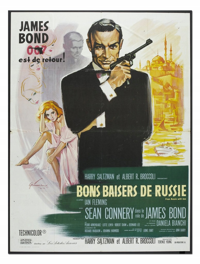 James Bond 007 Sean Connery from Russia.. plakat