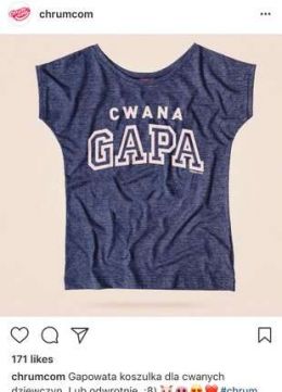 Koszulka Chrum.com Cwana Gapa