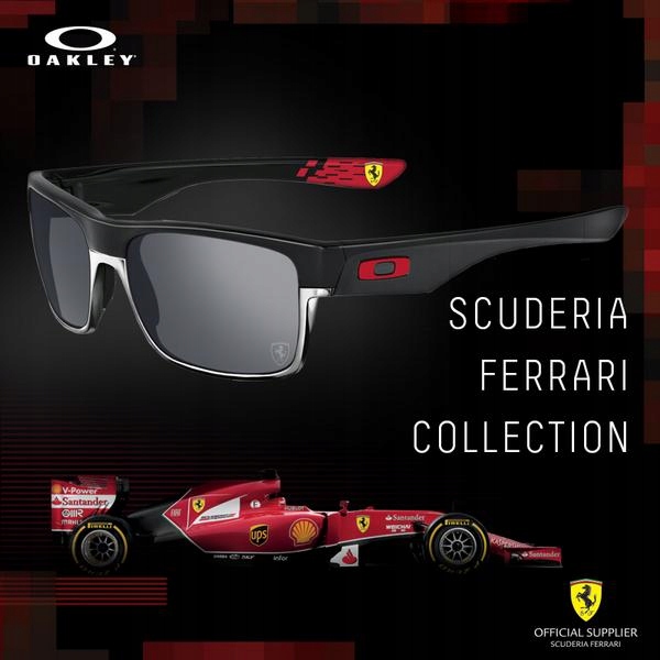 Okulary Oakley TwoFace Ferrari polaryzacyjne NOWE