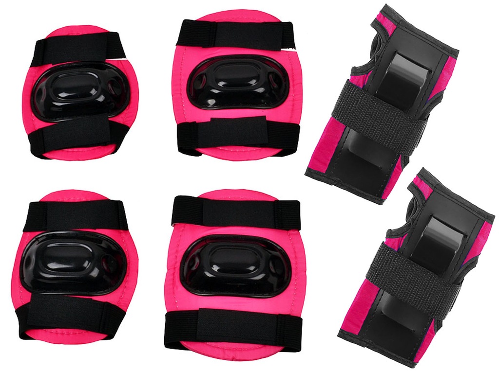 KASK + OCHRANIACZE NA ROLKI ROWER DLA DZIECI r.S 7226138730