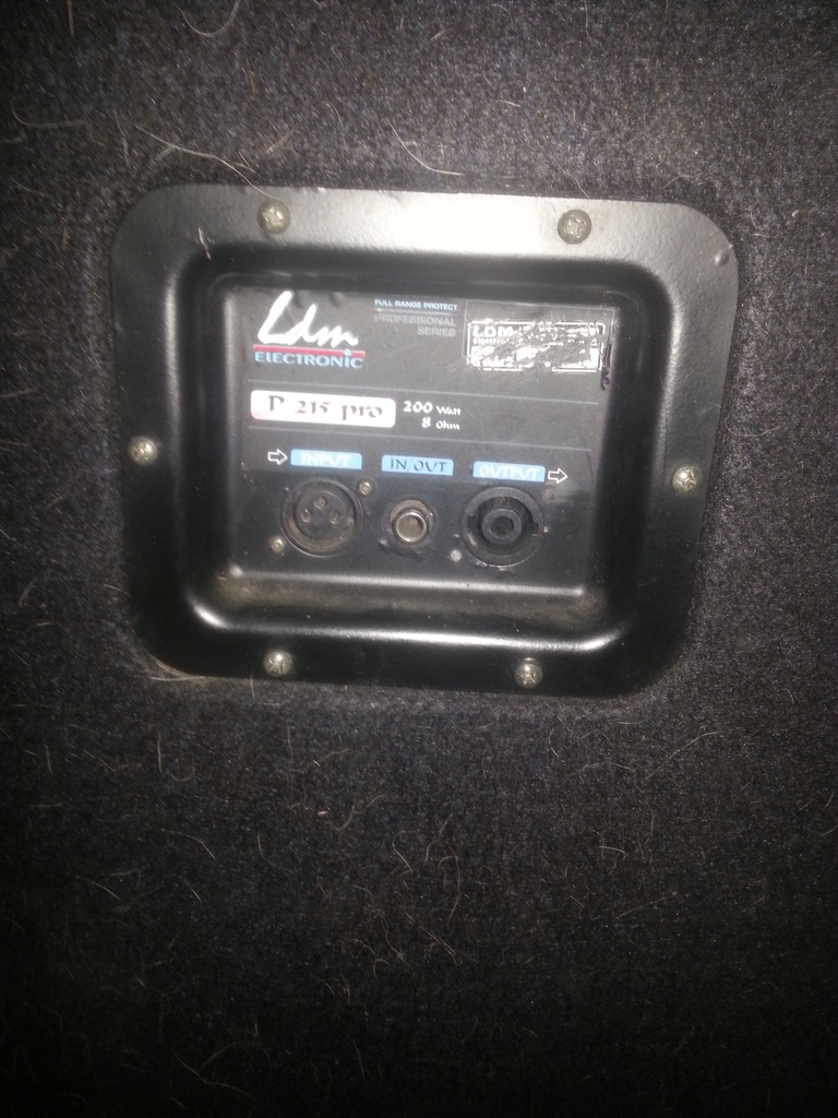 Kolumny estradowe LDM 215 PRO + dodatki