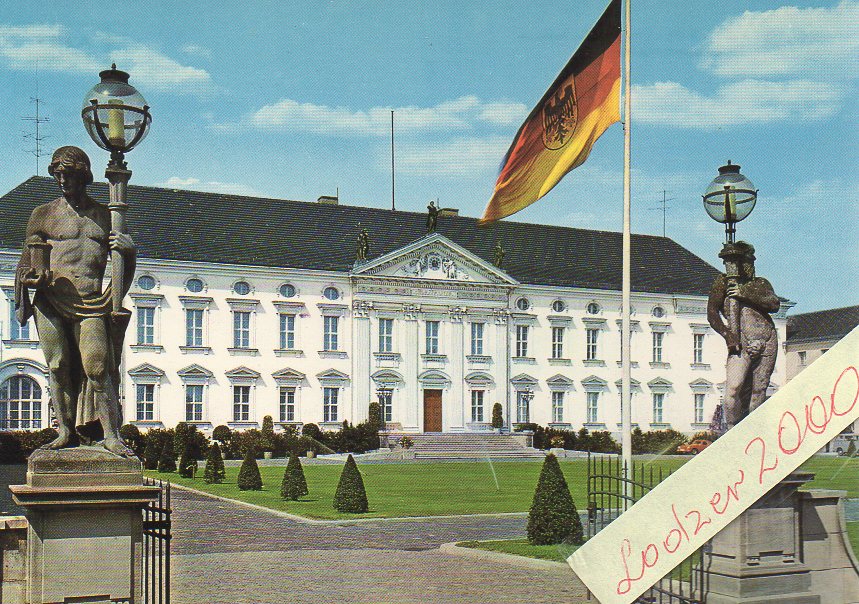 NIEMCY BERLIN SCHLOSS BELLEVUE PREZYDENT SIEDZIBA