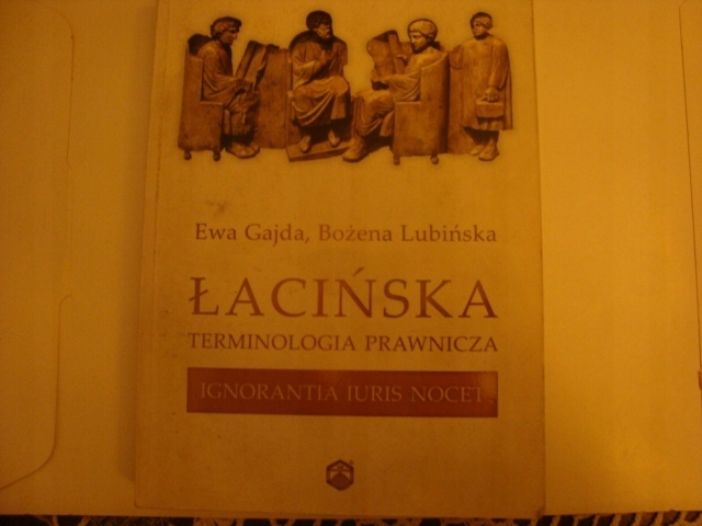 Lacinska terminologia prawnicza gajda