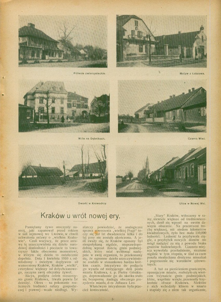 Kraków Dębniki Czarna Wieś Łobzów okultyzm - 1910r