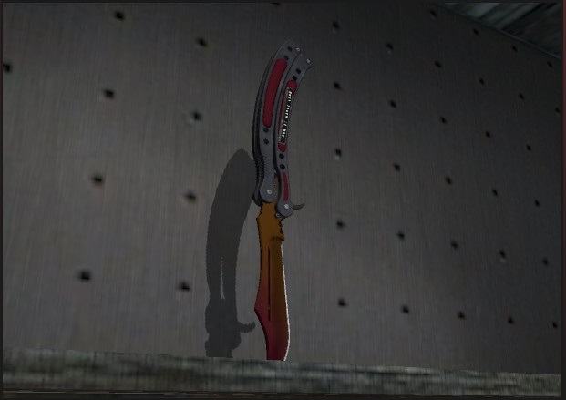 CS:GO Butterfly knife gradient FN