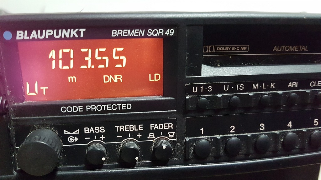 Radio Blaupunkt Bremen SQR 49 Porsche