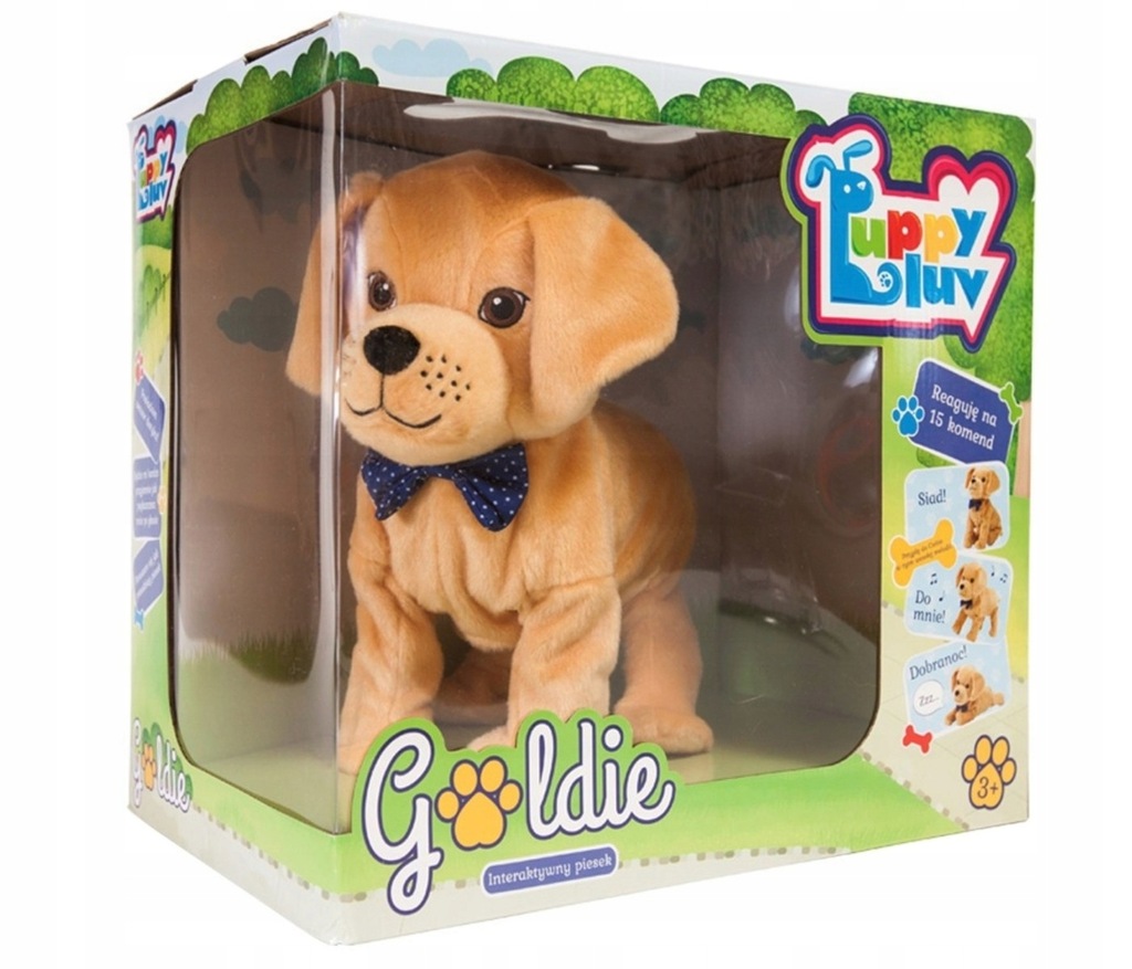 TM TOYS Goldie Piesek Interaktywny Pies 15 Komend 7590719313
