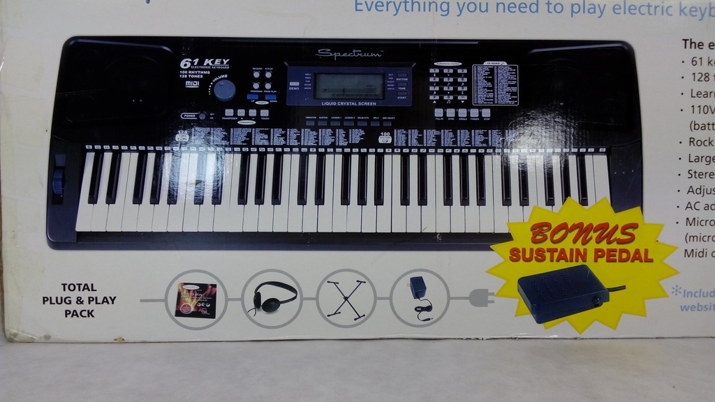  KEYBOARD SPECTRUM AIL495 - 61key - MIDI