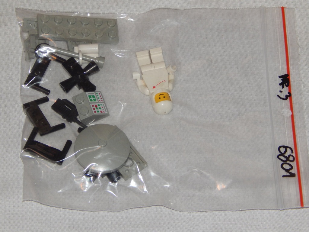 LEGO ZESTAW 6801 nr3 CLASSIC SPACE UNIKAT OKAZJA