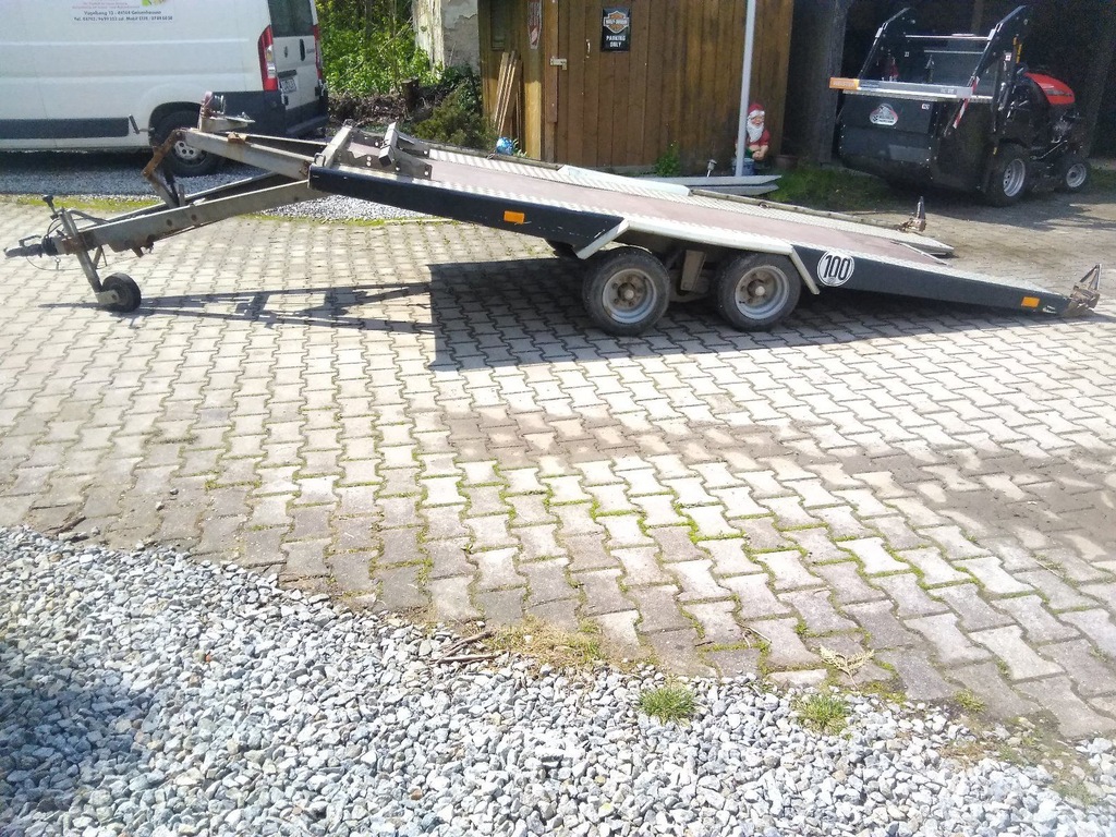 Laweta przyczepa 2,6T ALGEMA Eder uchylna mechanic