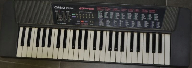 Keyboard casio ctk discount 200