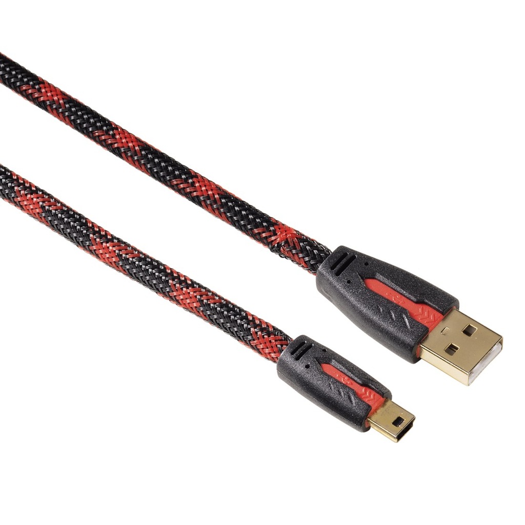 Hama Kabel USB A - mini USB B 2,5m miniUSB PS3