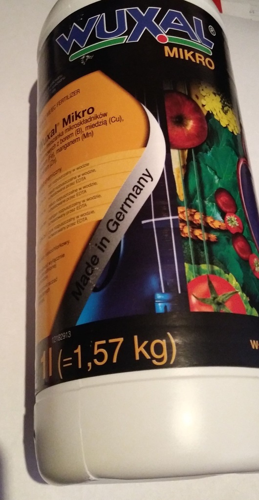 odżywka WUXAL micro 1L na warzywa owoce ziemniaki