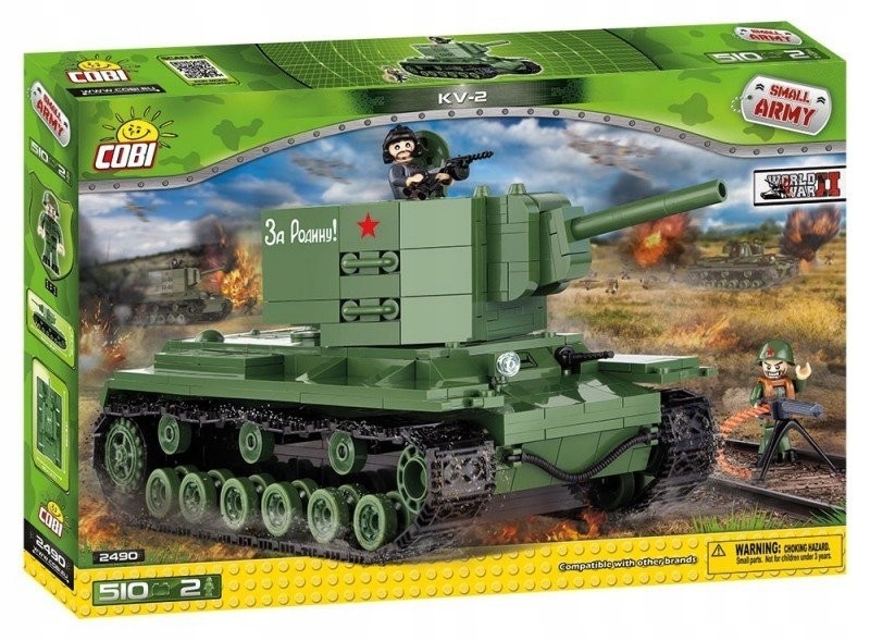 COBI CIĘŻKI RADZIECKI CZOŁG - KV-2 2490