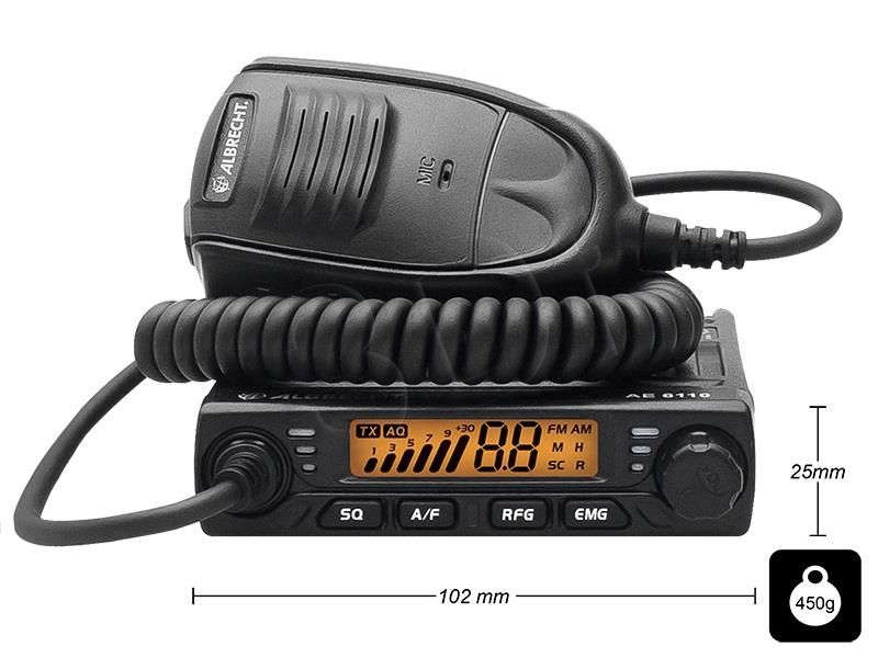 BYD - Radio CB Blow Albrecht AE-6110 Mini AM/FM/A