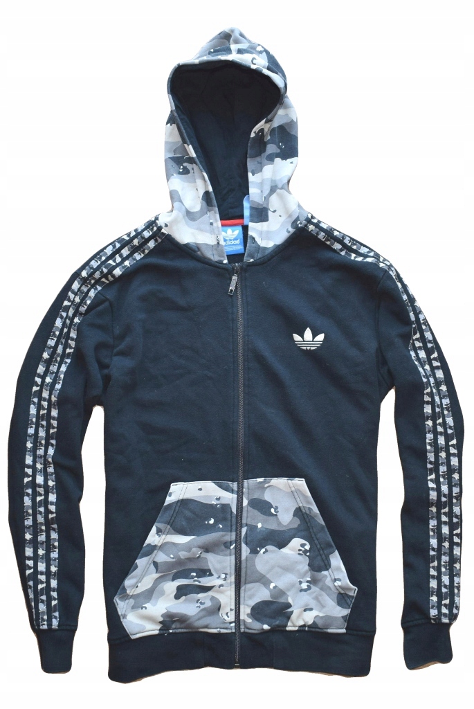 Adidas Originals L/XL MORO unikatowa bluza