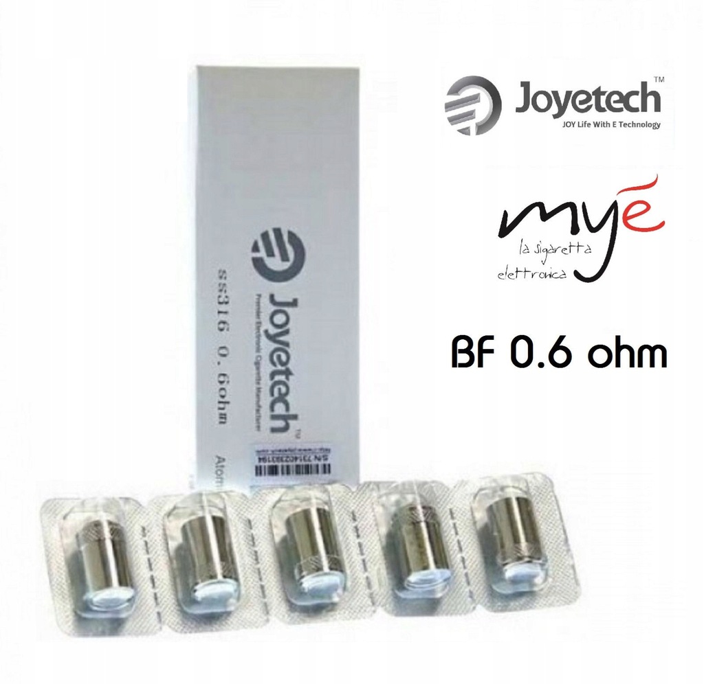 Grzałki 0,6 Ohm Joyetech BF SS316 5szt.