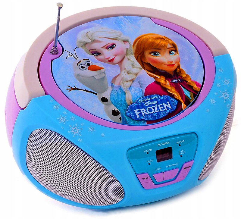 FROZEN BOOMBOX ODTWARZACZ CD RADIO FM KRAINA LODU 7424853882