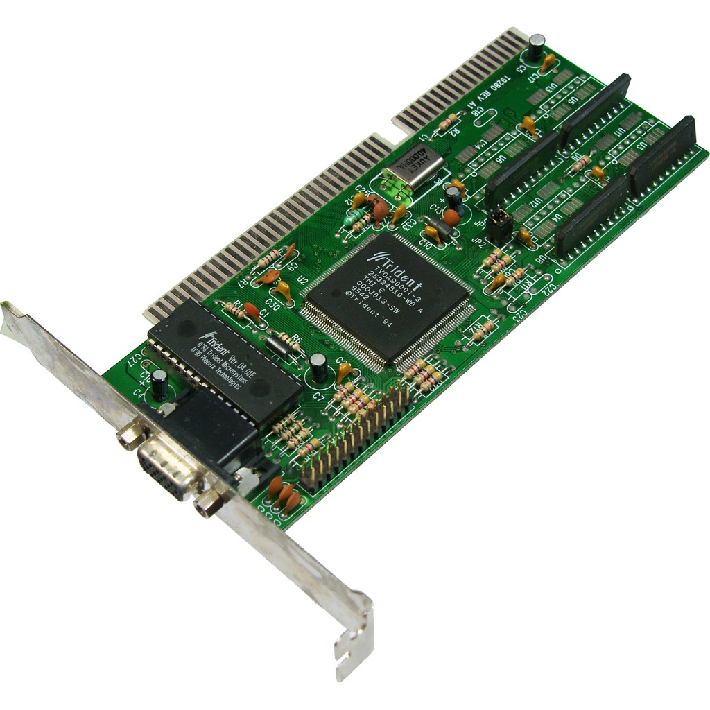 ISA 512KB TRIDENT TVGA 9000i-3 100% OK ZwK