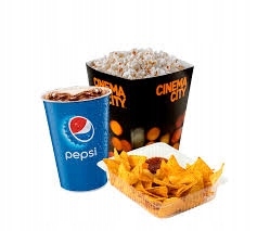 cinema city nachos do dużego zestawu automat