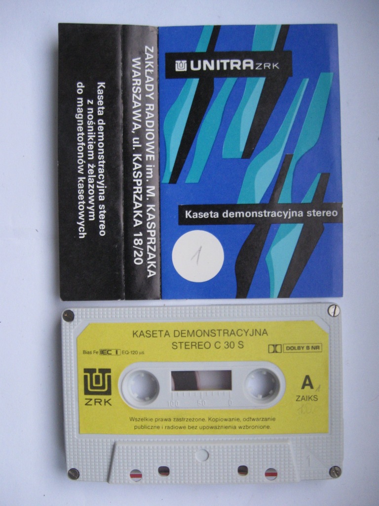 Kaseta demonstracyjna UNITRA C 30 S