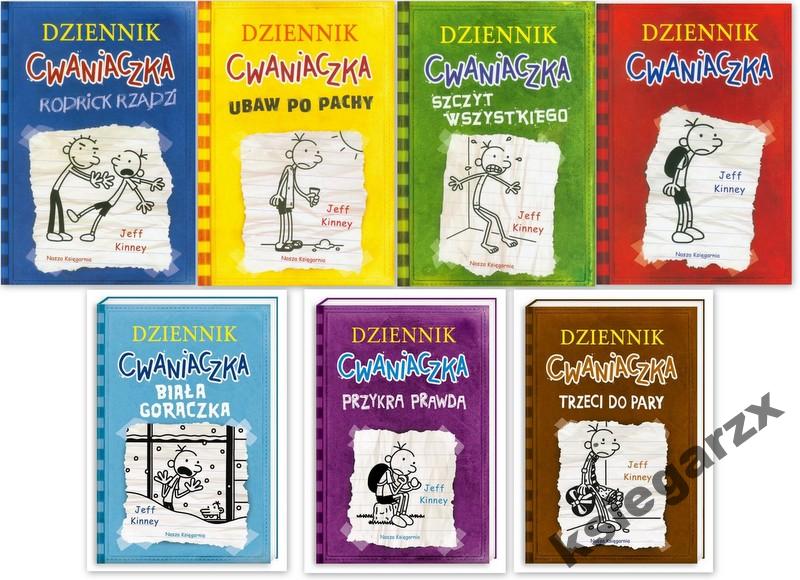 Dziennik cwaniaczka 7 części Jeff Kinney Greg Hit!
