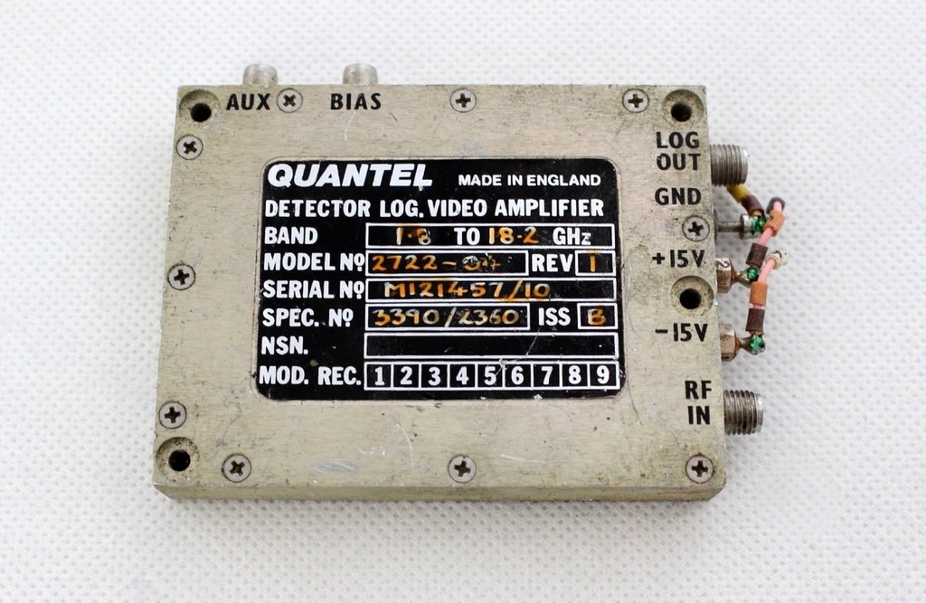 Wzmacniacz wizyjny QUANTEL od 1.8 do 18.2 GHz