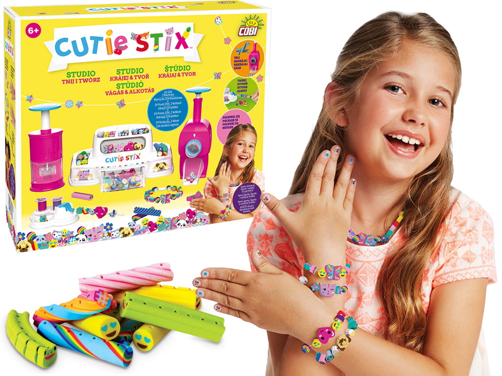 CUTIE STIX ZESTAW STUDIO BIŻUTERIA KORALIKI COBI