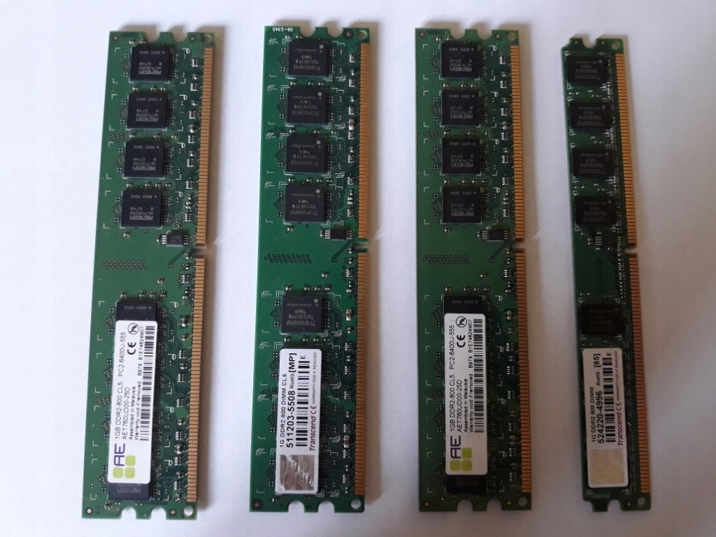 Pamięć Transcend DDR2 1GB 800MHz CL5