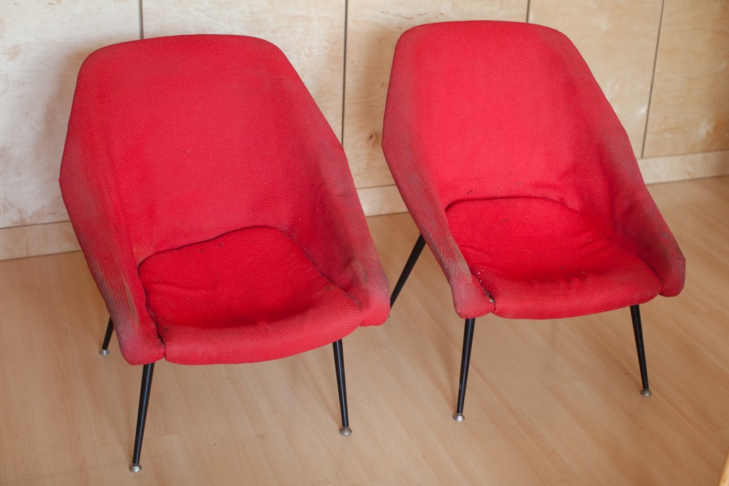 #VINTAGE ** 2 fotele EWA ** #PRL #design #LOFT