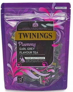Twinings Herbata Earl Grey Śliwka 12 Piramidek UK